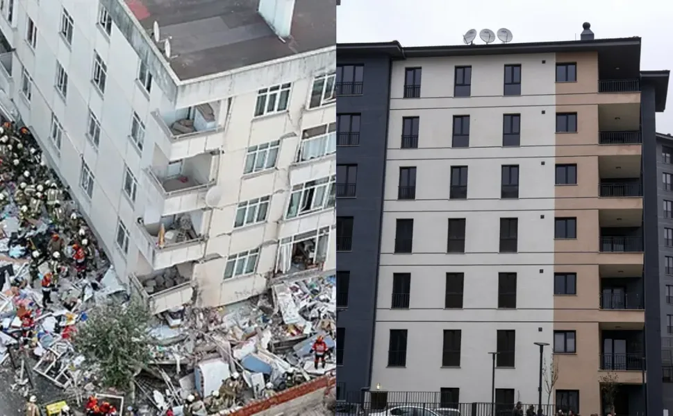 Maltepe'de çöken binanın ardından konutlar hak sahiplerine teslim ediliyor