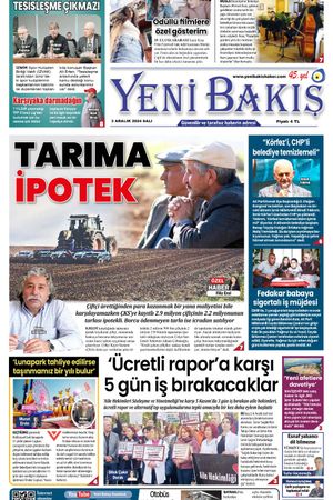 03.12.2024 Yeni Bakış Gazetesi