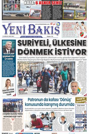 10.12.2024 Yeni Bakış Gazetesi