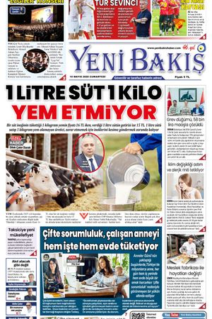 10.05.2025 Yeni Bakış Gazetesi