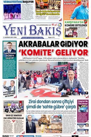 13.06.2025 Yeni Bakış Gazetesi