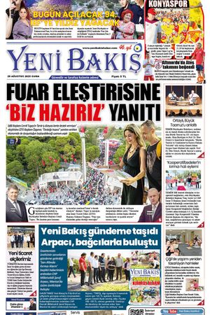 29.08.2025 Yeni Bakış Gazetesi