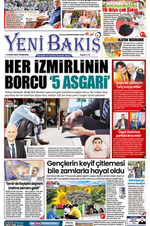 16.10.2025 Yeni Bakış Gazetesi