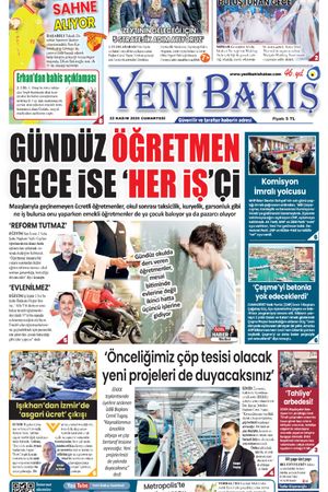 22.11.2025 Yeni Bakış Gazetesi
