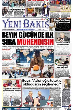 03.12.2025 Yeni Bakış Gazetesi