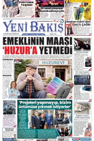 24.01.2026 Yeni Bakış Gazetesi