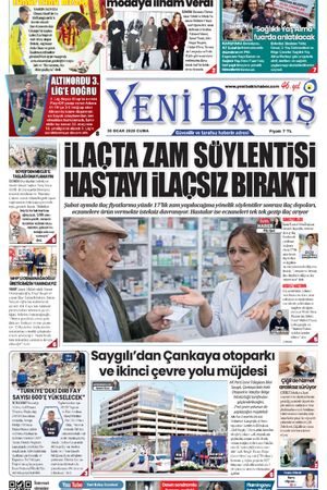 30.01.2026 Yeni Bakış Gazetesi