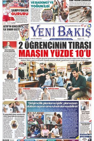 08.09.2026 Yeni Bakış Gazetesi