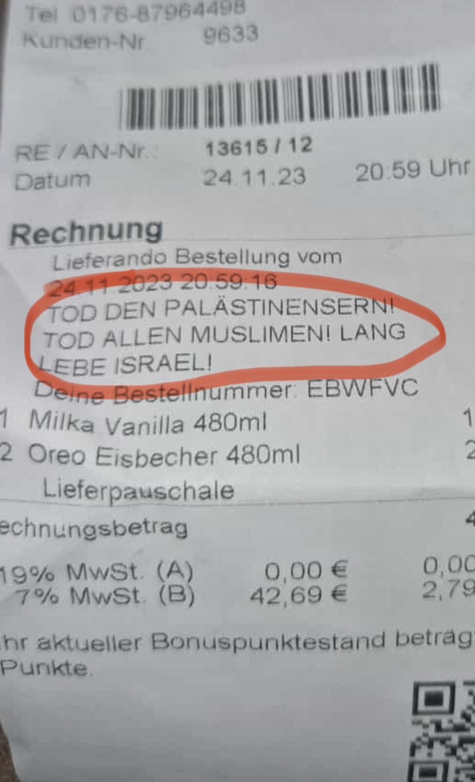 Almanya'da Türk pizza dükkanına ırkçı sipariş-1