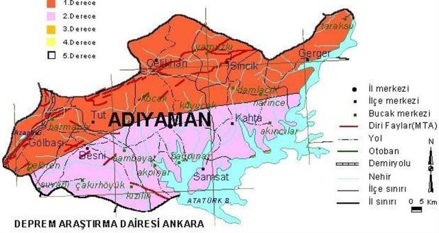Adiyamanda Fay Hatti Var Mi Adiyamanda Deprem Riskli Ilceler Hangileri (2)