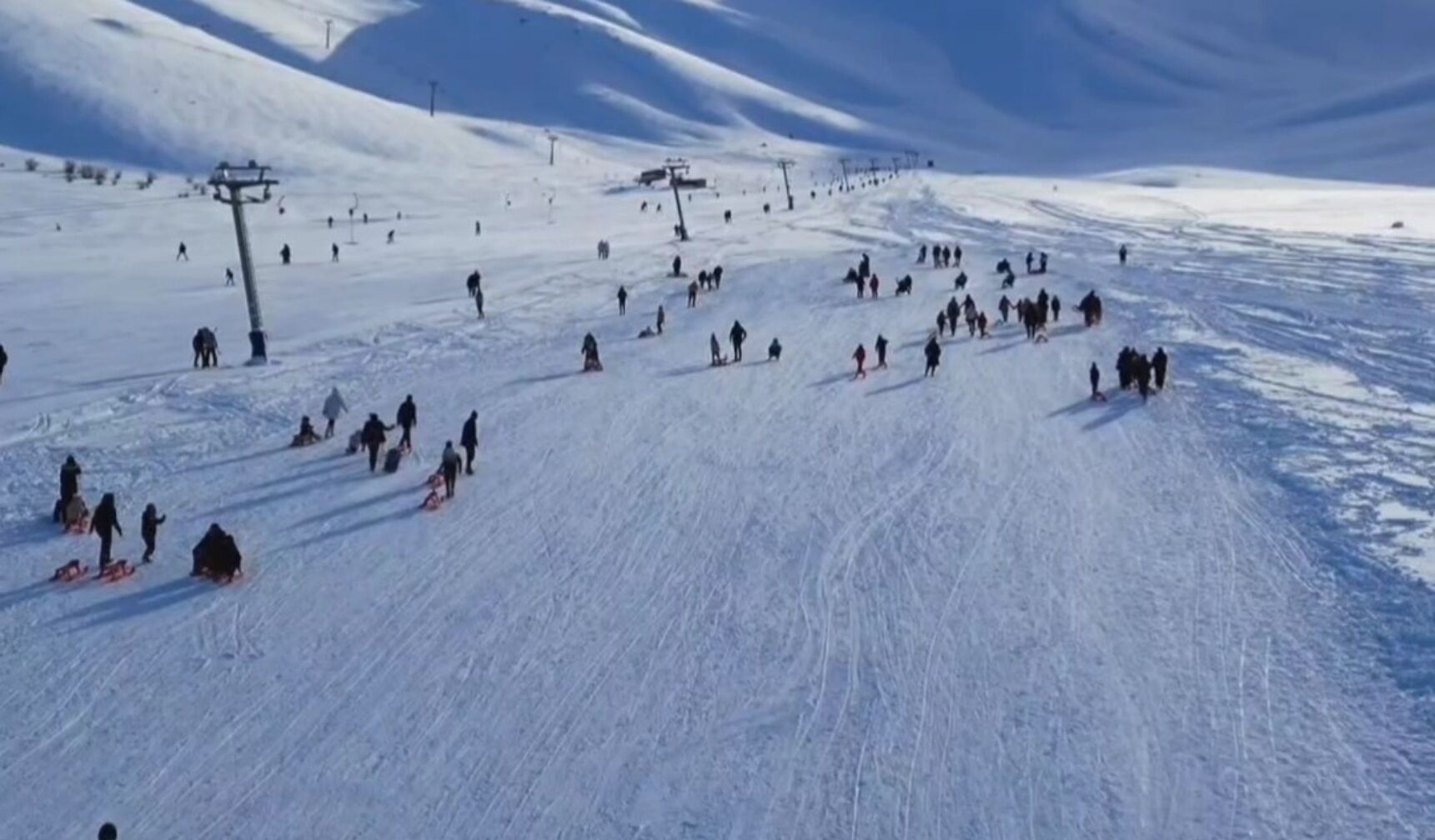 Vanda Abali Kayak Merkezinde Kayak Sezonu Basladi