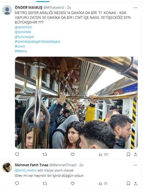 Izmir Metro Son Dakika Izmirde Metro Seferleri Neden Tek Yonlu (1)-1