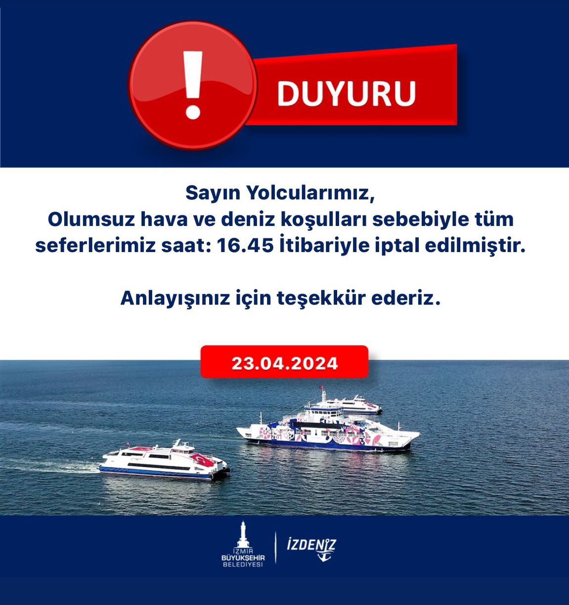 Izdeniz Seferleri Iptal Mi Izdeniz Seferleri Iptal Mi Edildi