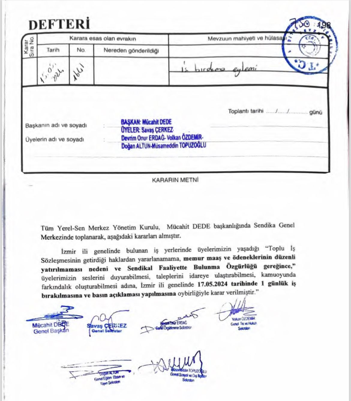 Izmirde Grev Karari Bir Gun Hayat Duracak 8