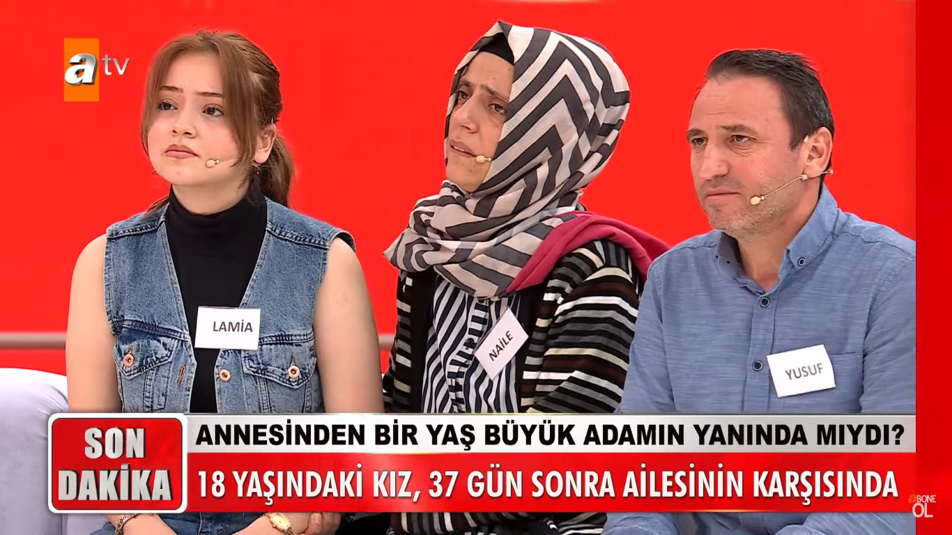 Müge Anlı'da Son Dakika Haberleri! Kayıp Kız Lamia Sayınkarakaya Ailesinin Karşısında! (7)