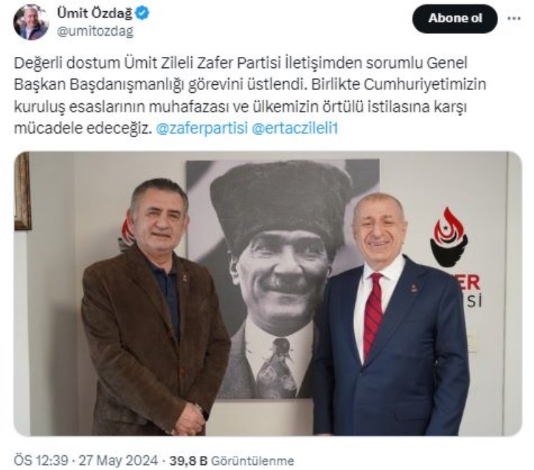 Ümit Özdağ Paylaşım