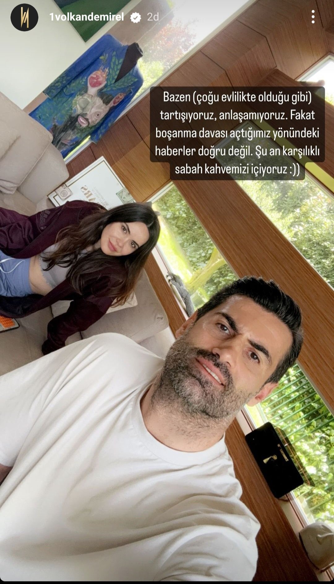 Volkan Demirelden Bosanma Iddialarina Yanit Su An Karsilikli Kahve Iciyoruz 2