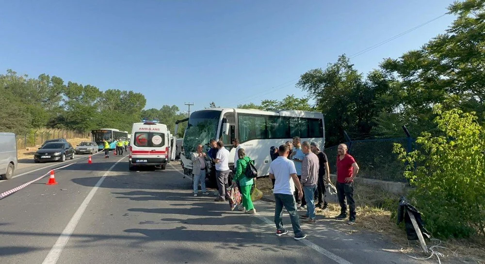 Tekirdağ’ın Çorlu Ilçesinde Trafik Kazası 2 Ölü 9 Yaralı