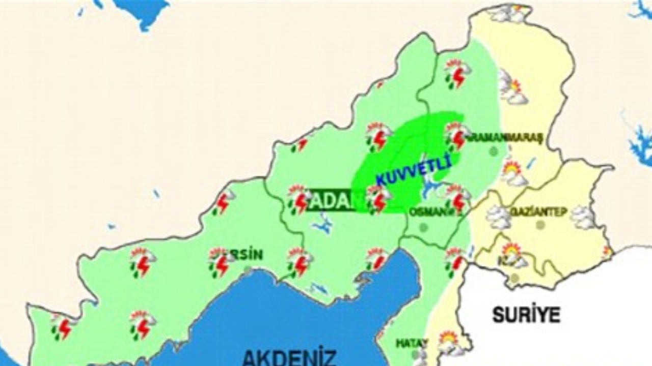 Adana Ve Mersinde Siddetli Yagis Bekleniyor Sel Ve Su Baskinina Dikkat (1)
