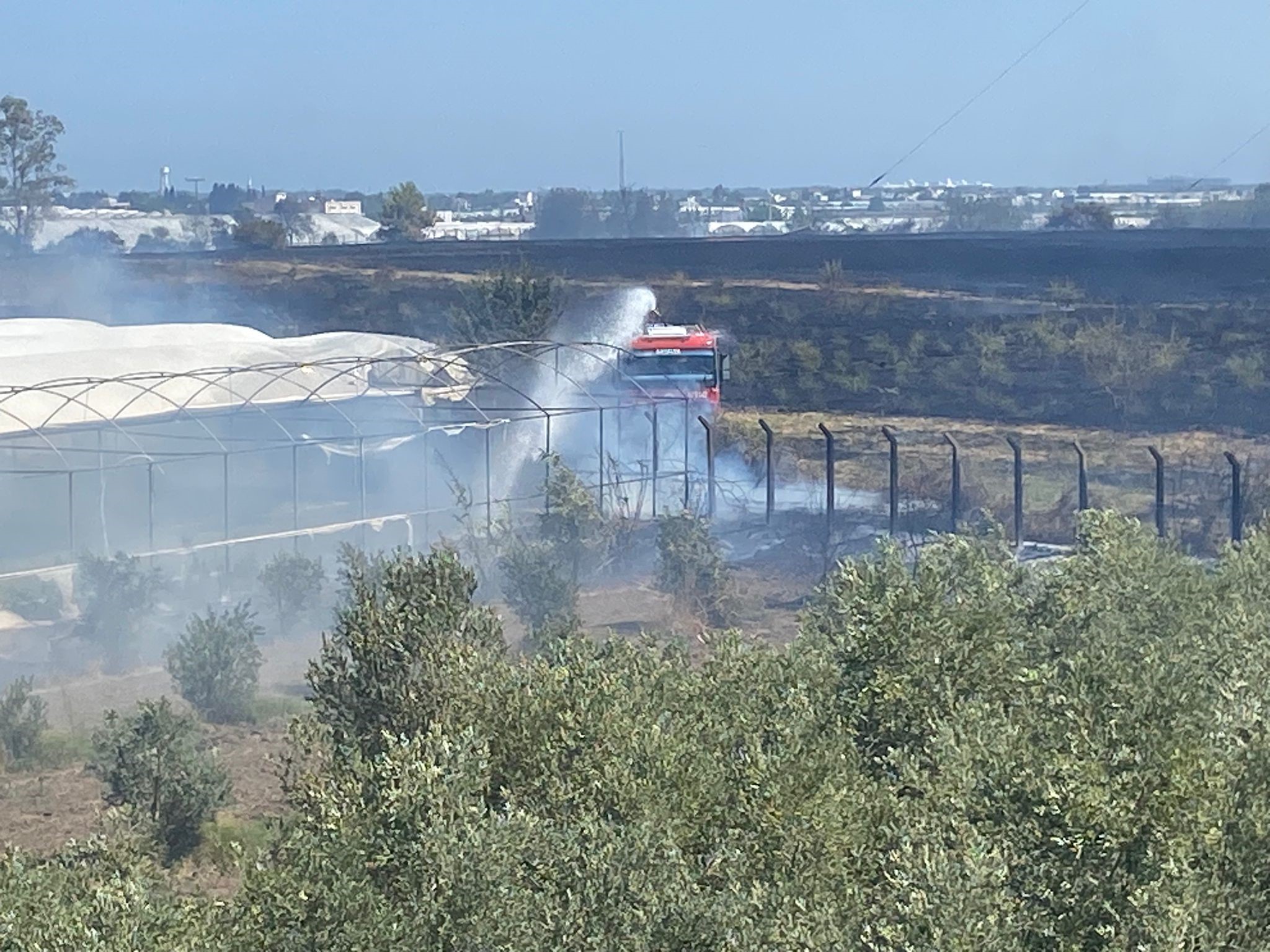 Antalya Serikte Korkutan Yangin Ekipler Olay Yerine Sevk Edildi
