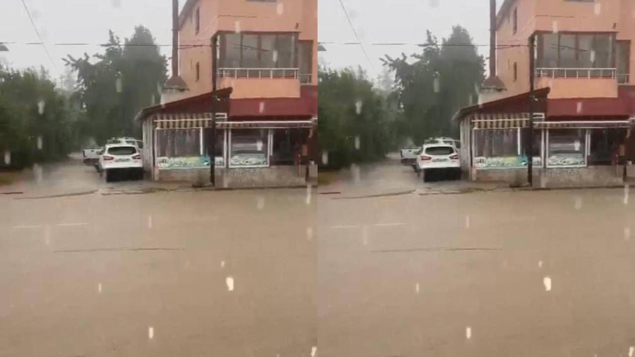Mersinde Saganak Ve Dolu Yagisi Tarim Alanlari Gordu