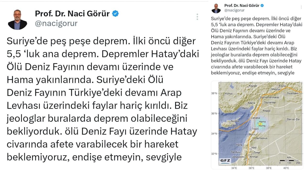 Deprem Uzmani Naci Gorurden Endise Etmeyin Aciklamasi