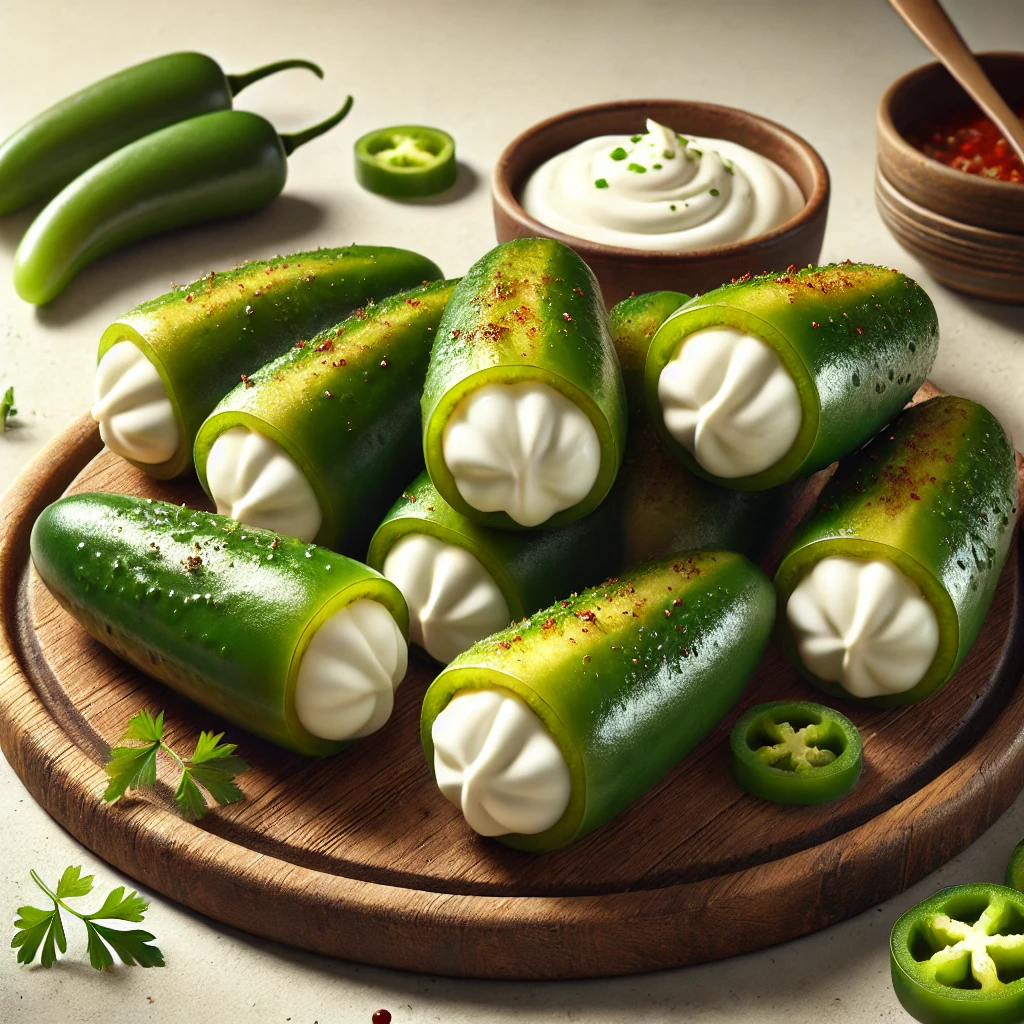 Peynir Dolgulu Jalapeno Turşusu