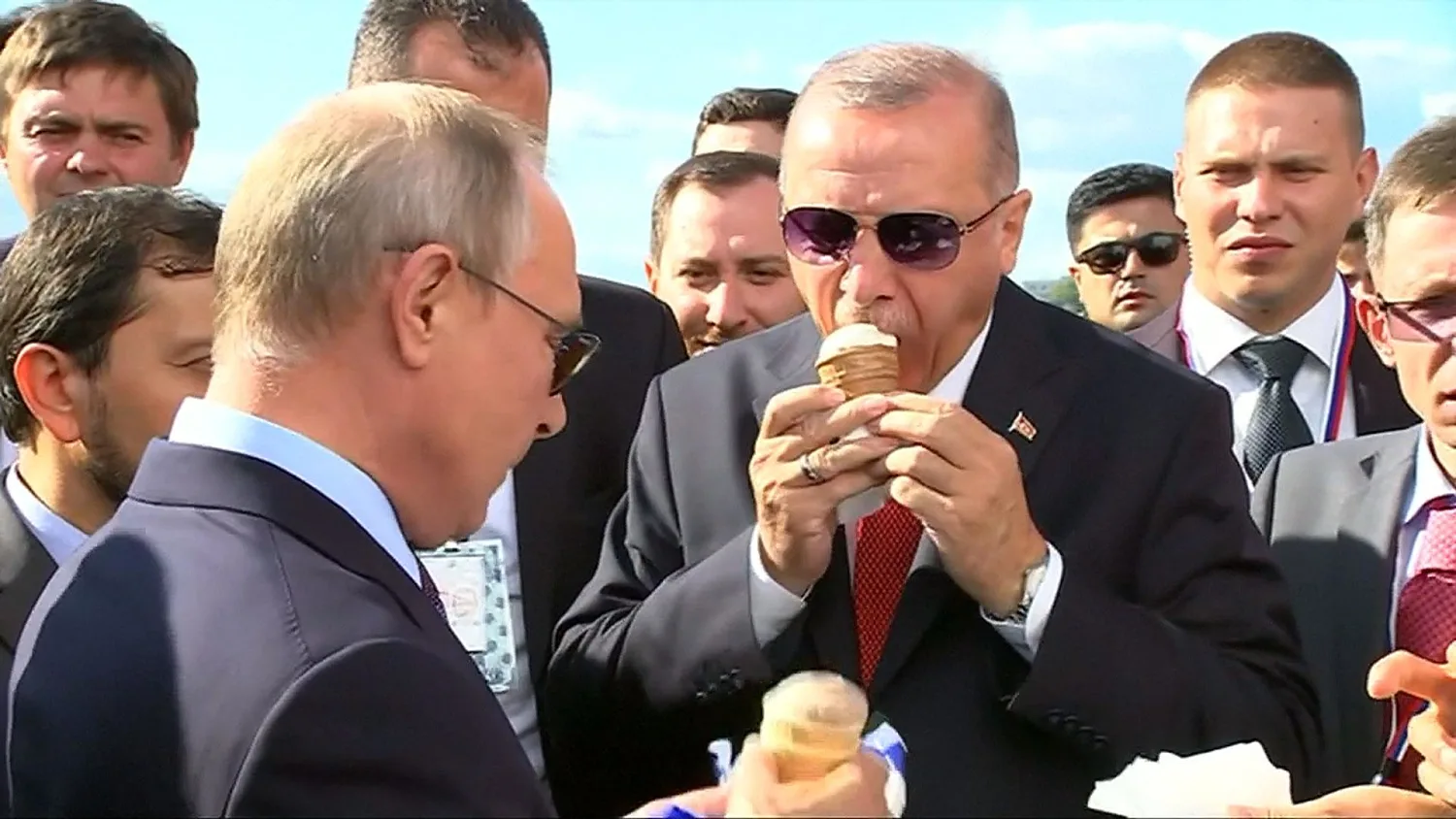 Putin Erdoğan Dondurma Yiyor