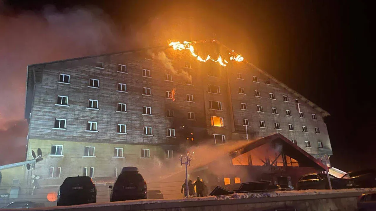 Bolu Kartalkayada Otel Yangini Neden Cikti Otel Yangini Sondu Mu