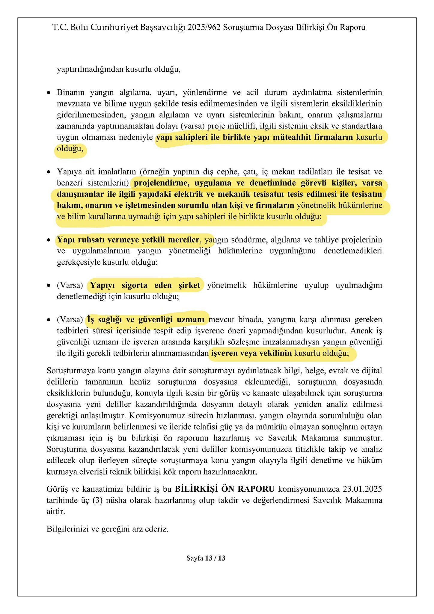 Ozgur Ozel Yangin Faciasiyla Ilgili Bilirkisi Raporunu Paylasti Sorumlular Ortada (2)