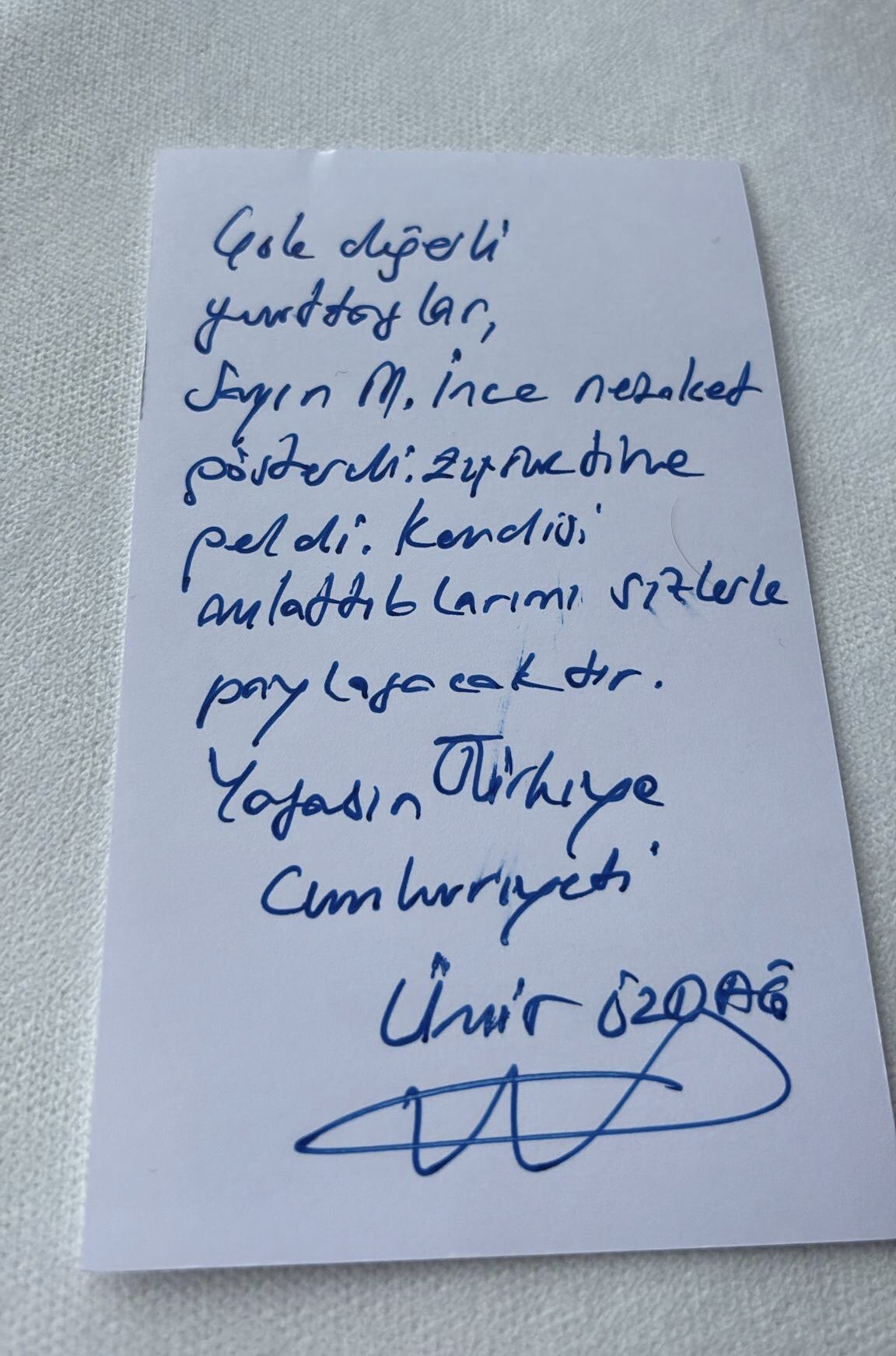 Ümit Özdağ Mektup