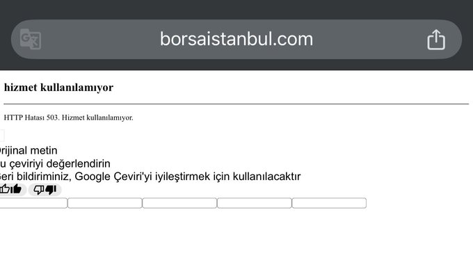 19 Mart 2025 Borsa Istanbulun Sitesi Coktu Mu Neden Acilmiyor