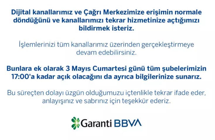 Bankadan Aciklama Geldi Garanti Duzeldi Mi