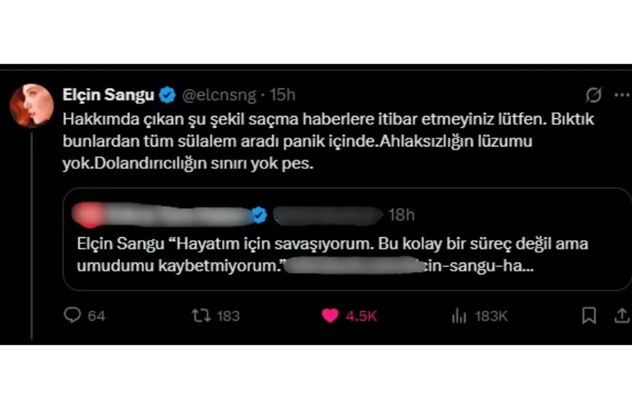 Elcin Sangudan Cikan Haberlere Sert Tepki Dolandiriciligin Siniri Yok