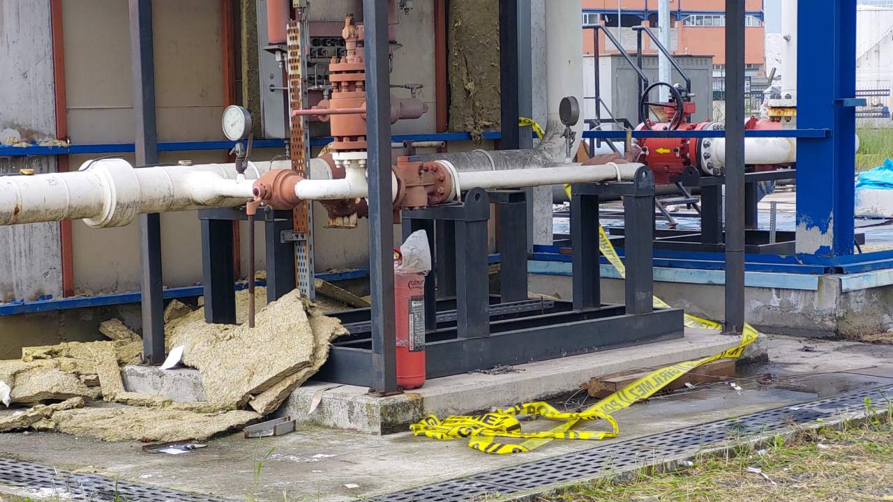 Fabrika Sahasindaki Patlamada 3 Isci Yaralandi (1)
