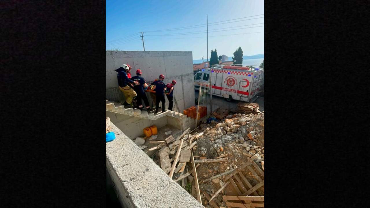 Izmirde 65 Yasindaki Kadin Insaat Kuyusuna Dustu (1)