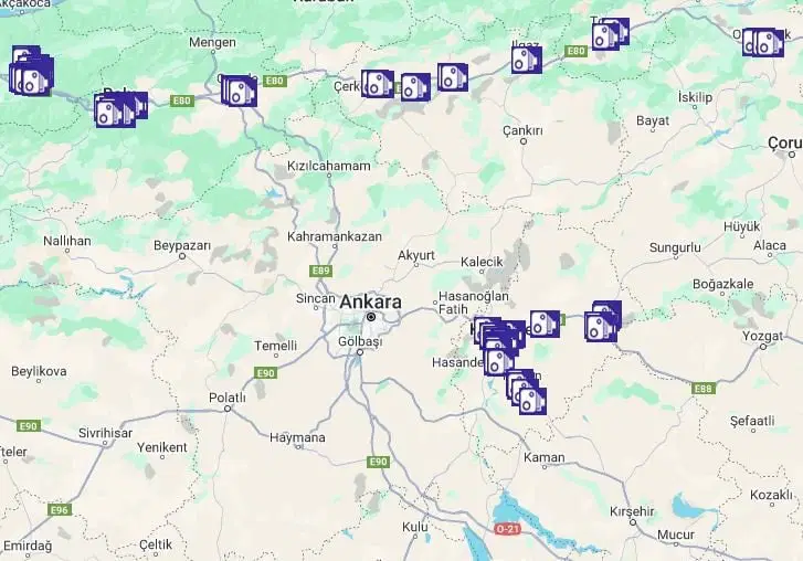 Sabit Radar Noktalari Nerede Izmirde Radar Bulunan Yerler Nerede (2)
