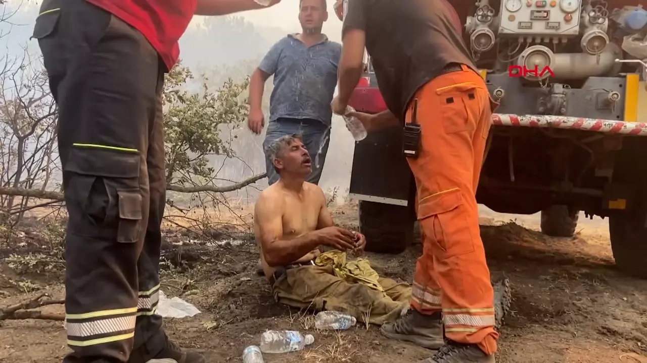Eskisehirdeki Yanginda Yaralanan Orman Iscisi Kader Dereli Yogun Bakima Alindi