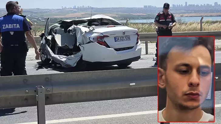 Jandarma Personelini Tasiyan Otomobil Kaza Yapti 1 Astsubay Yasamini Yitirdi 2 Uzman Cavu (1)