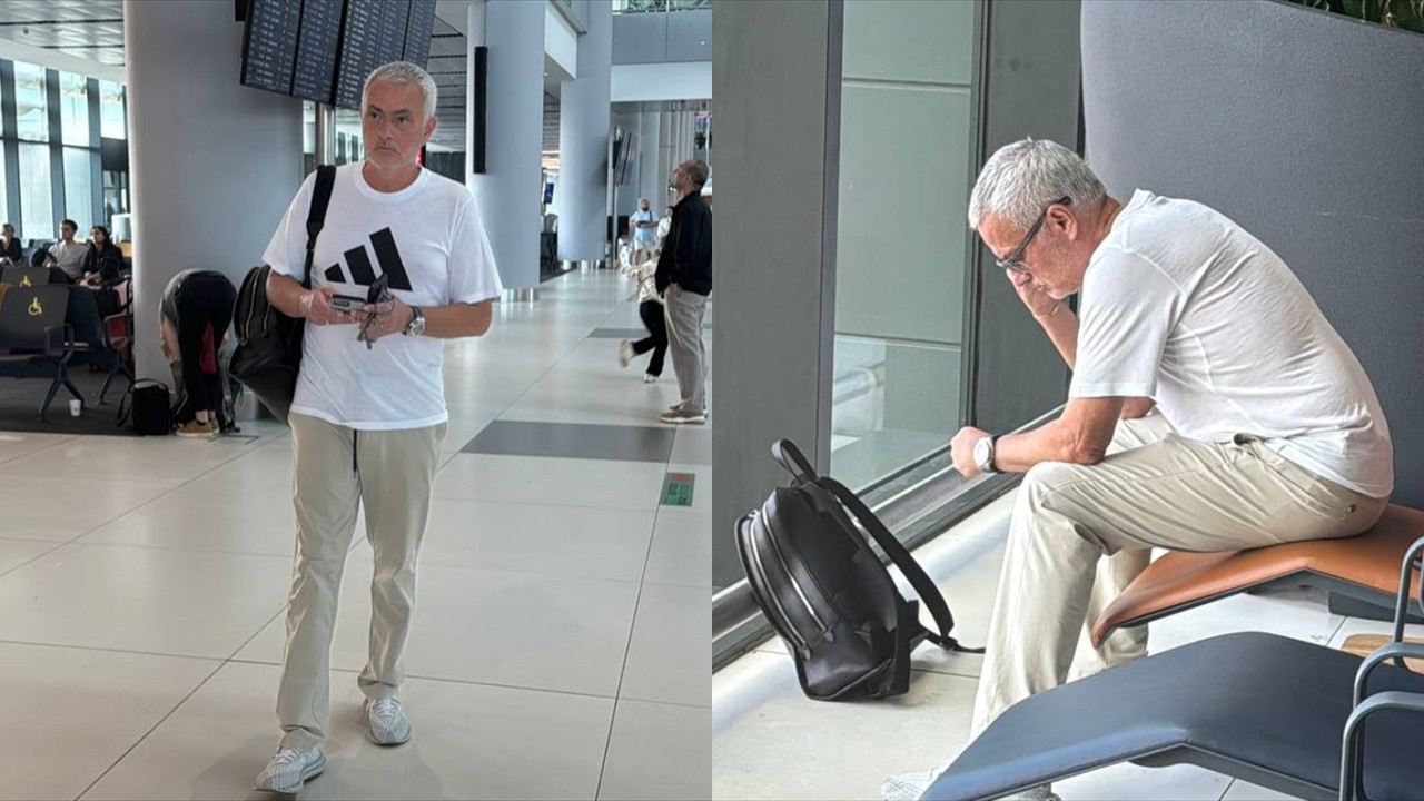 Binlerce Taraftar Coskuyla Karsilamisti Jose Mourinho Turkiyeden Tek Basina Ayrildi (1)