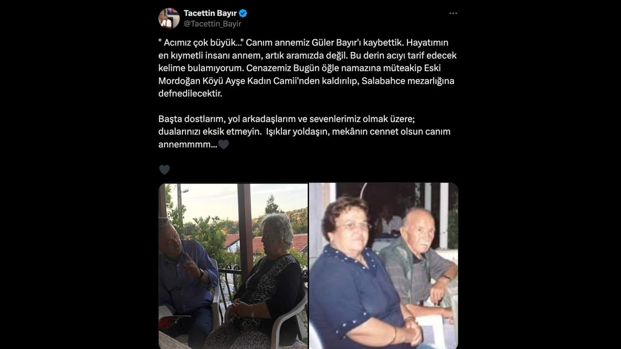 Chp Onceki Donem Izmir Milletvekili Tacettin Bayirin Aci Gunu (1)