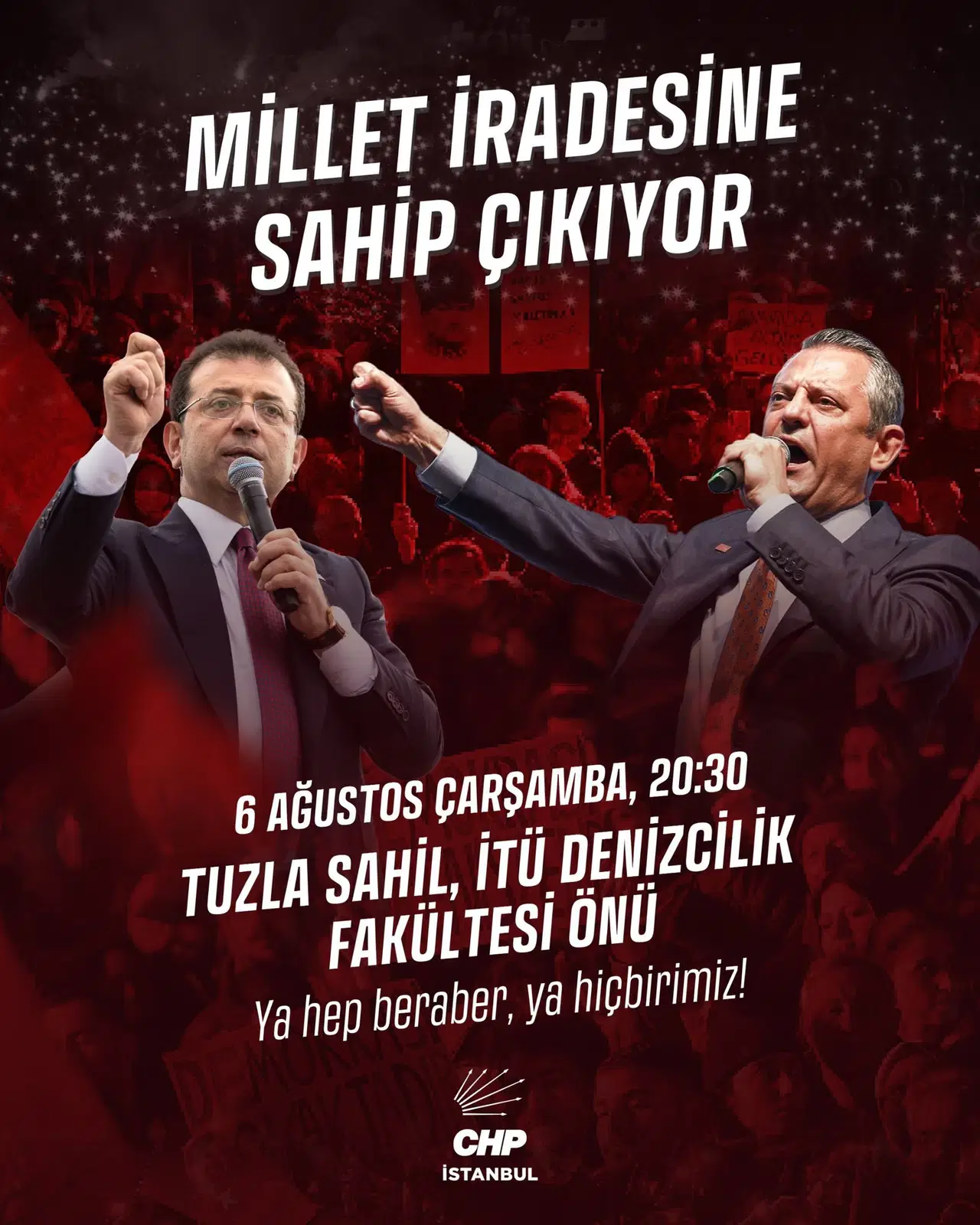 Chp Tuzla Mitingi Ne Zaman Saat Kacta Chp Tuzla Mitingi Nerede Olacak