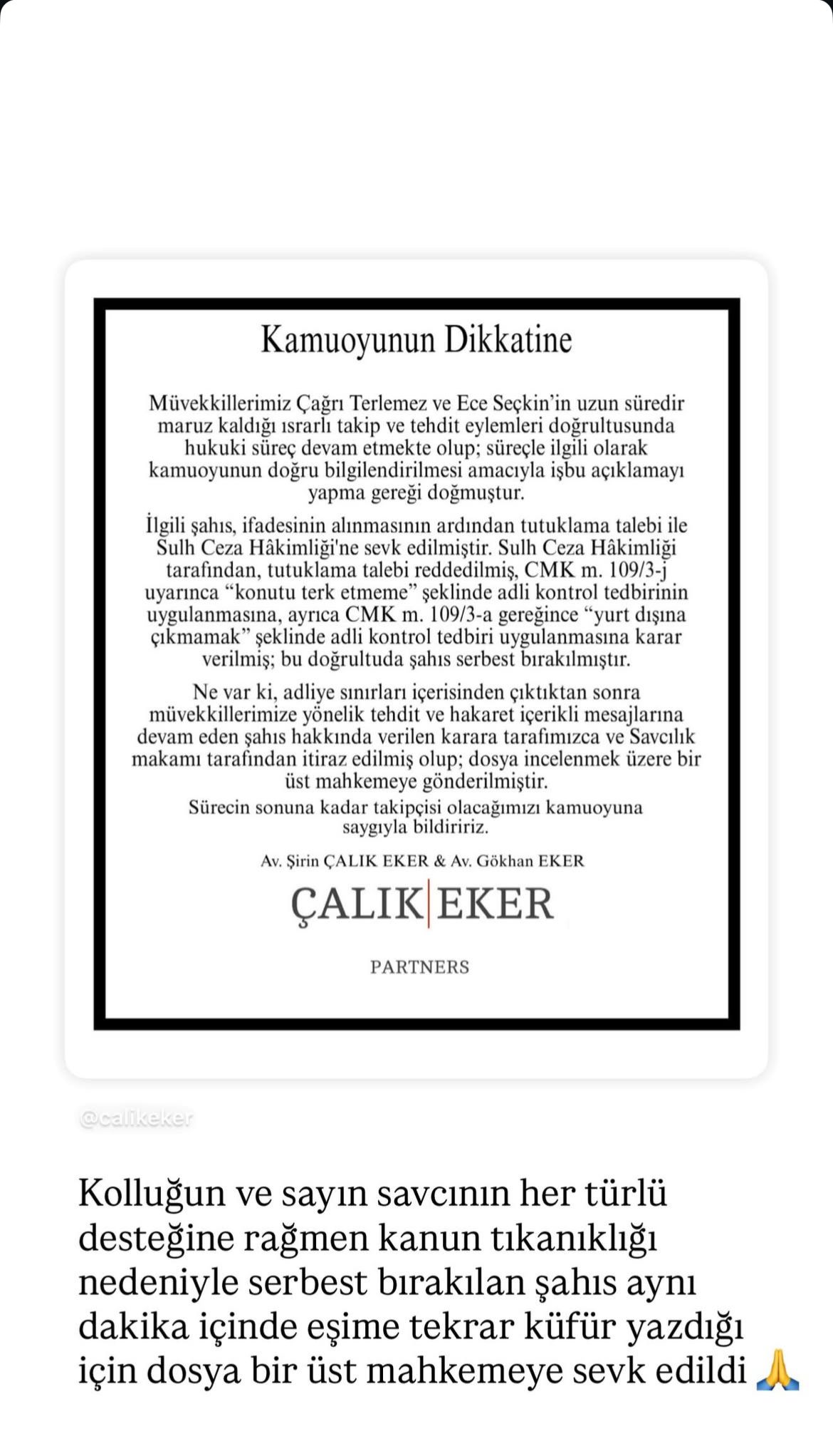 Ece Seckin Lutfen Salivermeyin Diyerek Yardim Istemisti Dosya Ust Mahkemeye Sevk Edildi (1)