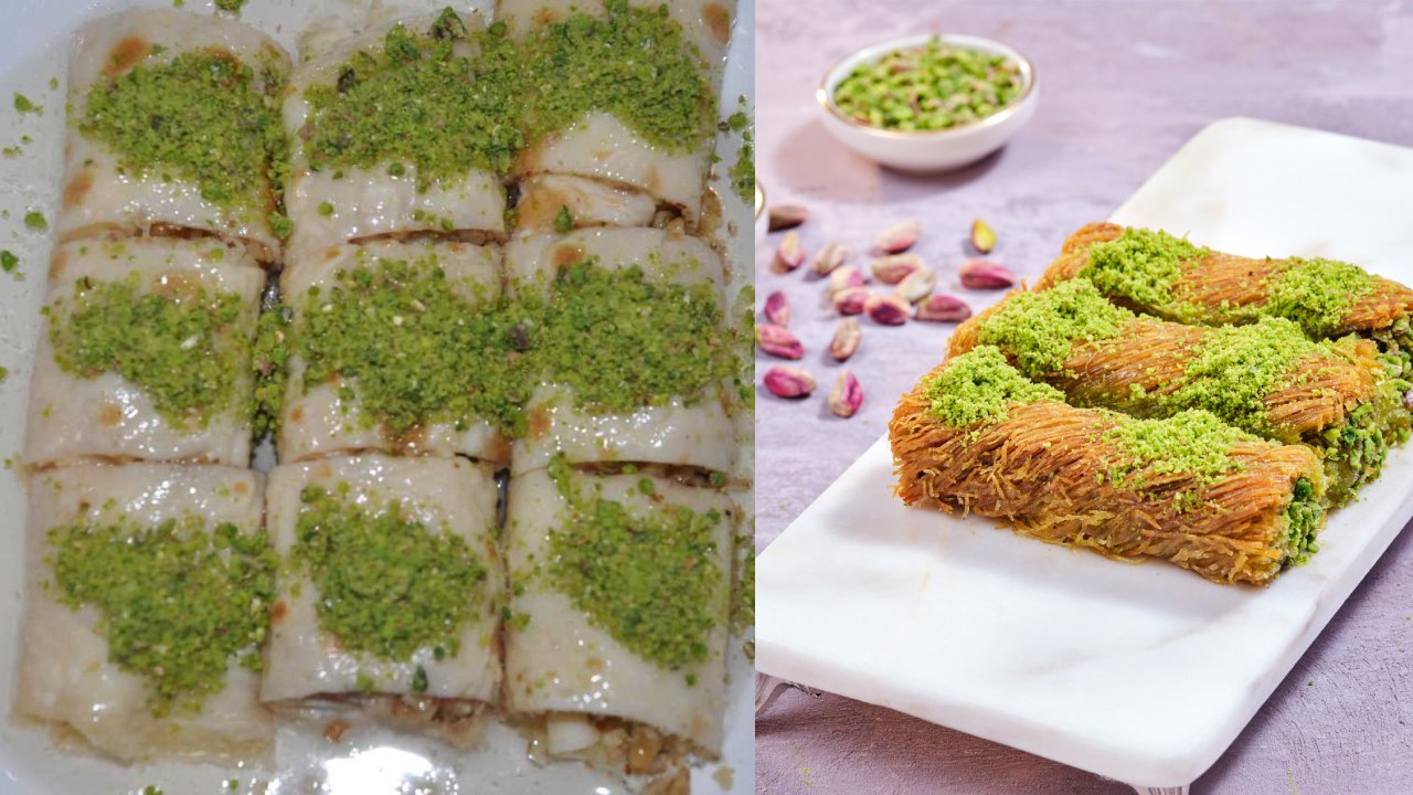 Kadayıf Ve Şıllık Tatlısı