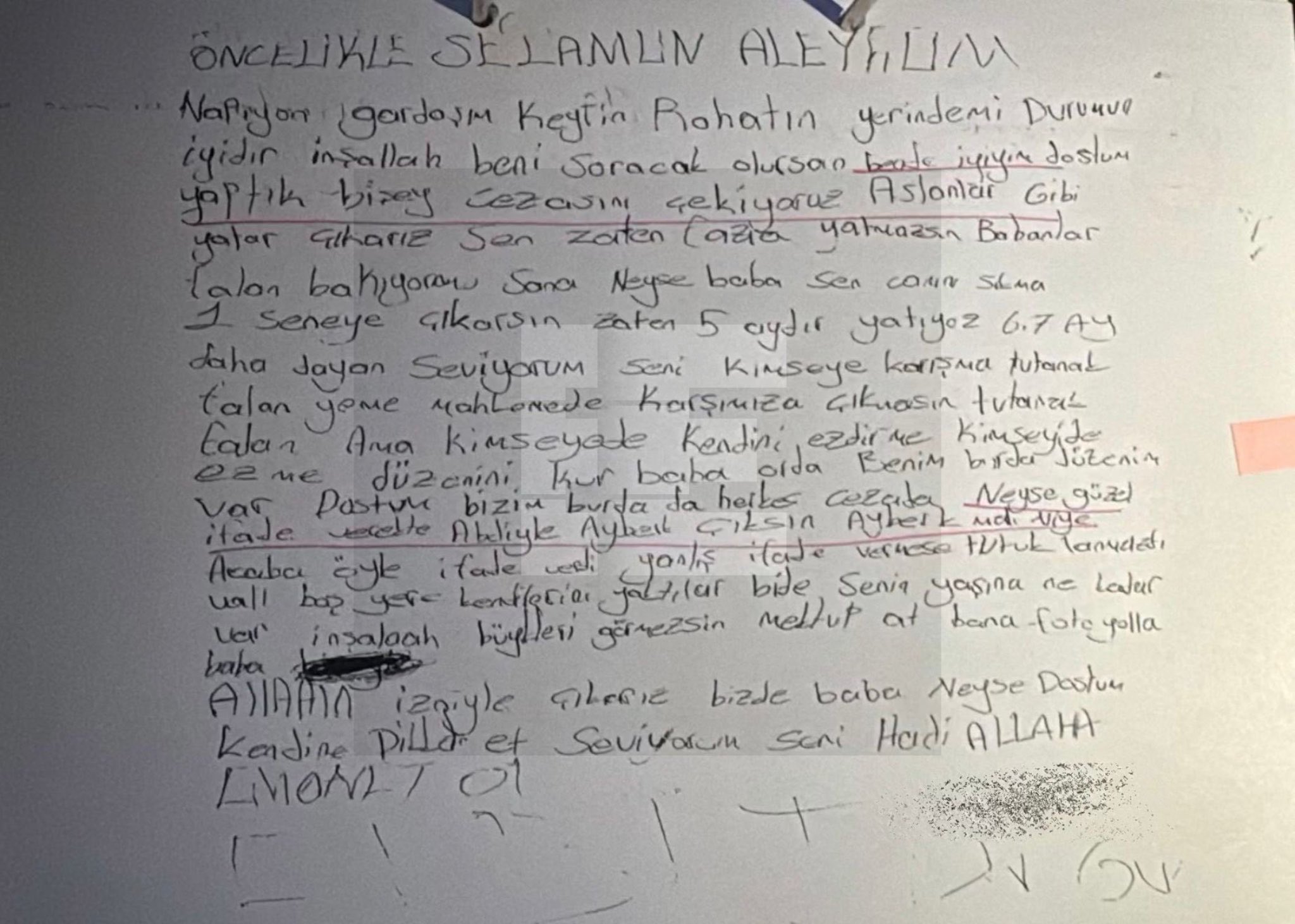 Ahmet Minguzzi Davasinda Skandal Mektup