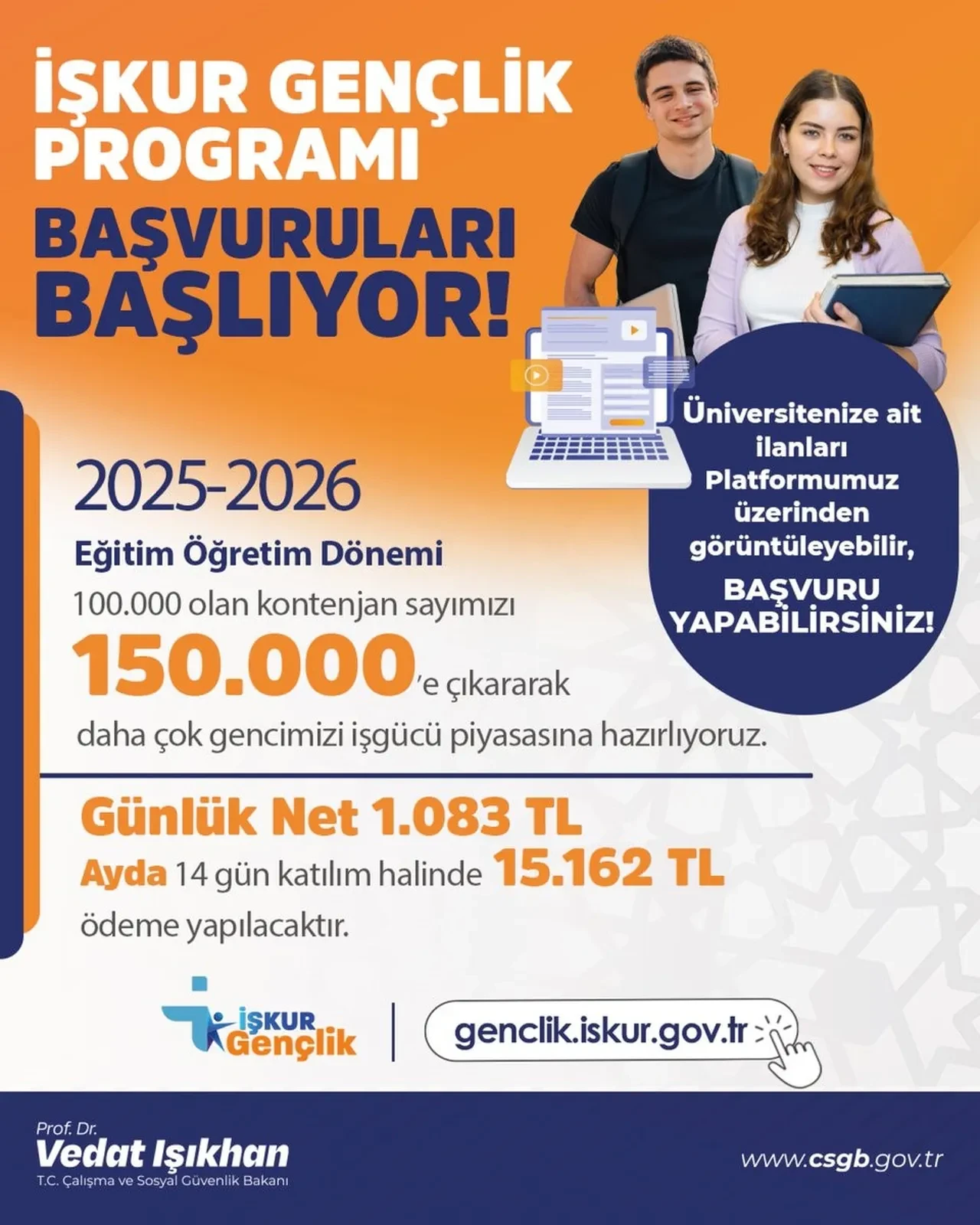 Bakan Isikhan Mujdeledi Aylik 15 Bin 162 Tl Gelir Destegi Verilecek