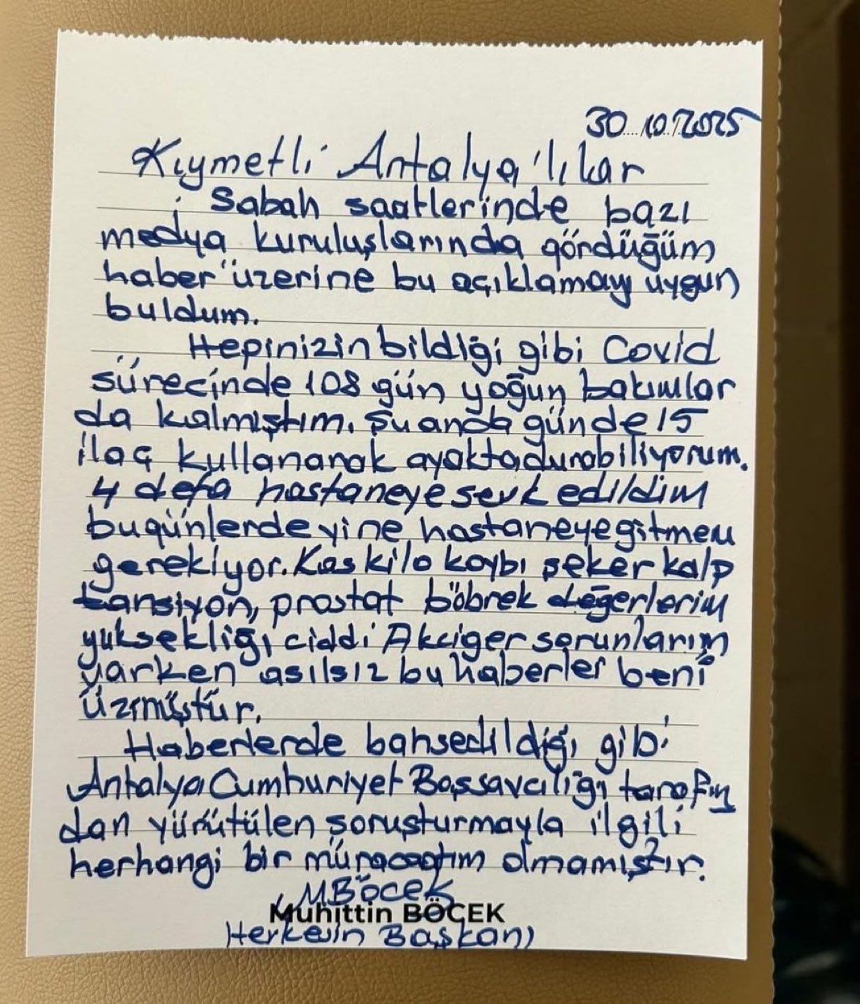 O Iddiaya Yanit Verdi Muhittin Bocek Itirafci Mi Olacak