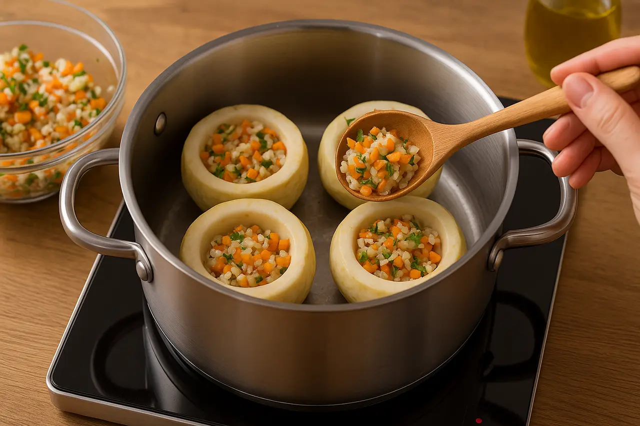 Gelinim Mutfakta Zeytinyagli Kereviz Dolmasi Tarifi Zeytinyagli Kereviz Dolmasi Nasil Yap (3)