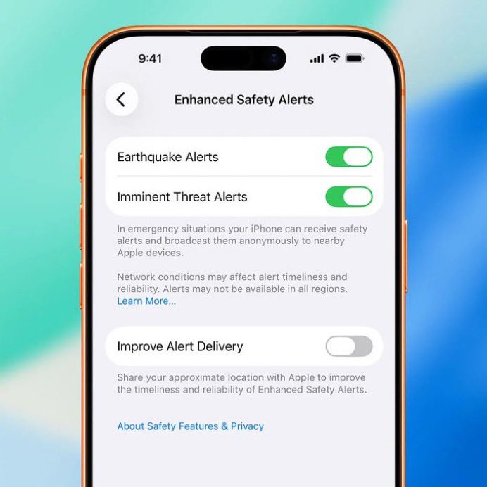 Ios 262 Ile Iphonelara Deprem Uyarisi Ozelligi Geliyor (1)