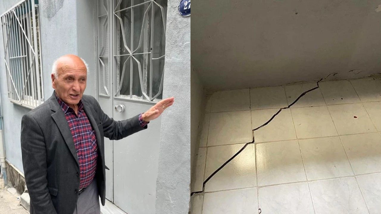 Izmirde Onat Tuneli Calismalarinda Evler Hasar Aldi Hastaliktan Olmedim Tunelden Olecegim (2)